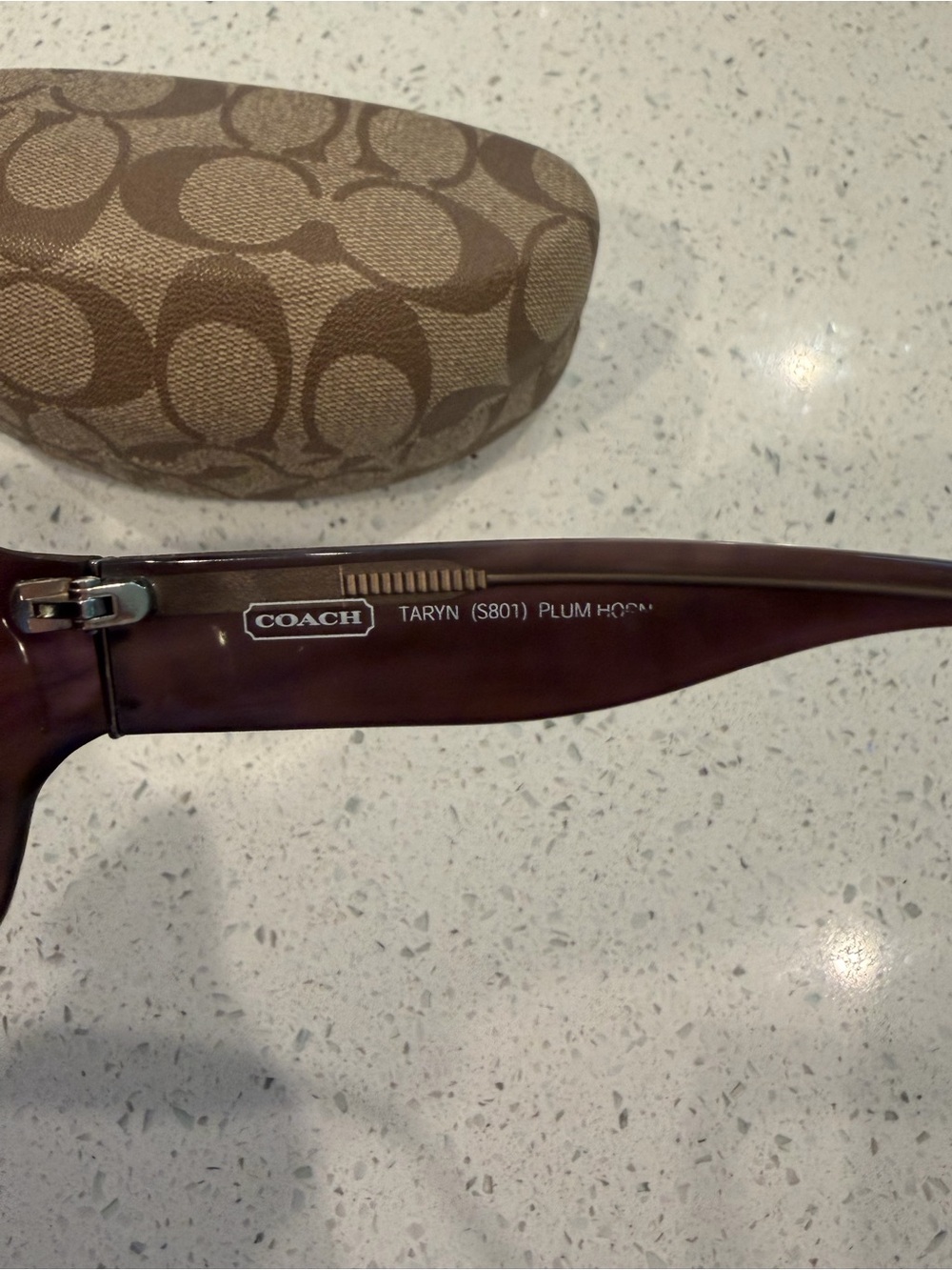 Coach dark purple sunglasses - Picture 4 of 8